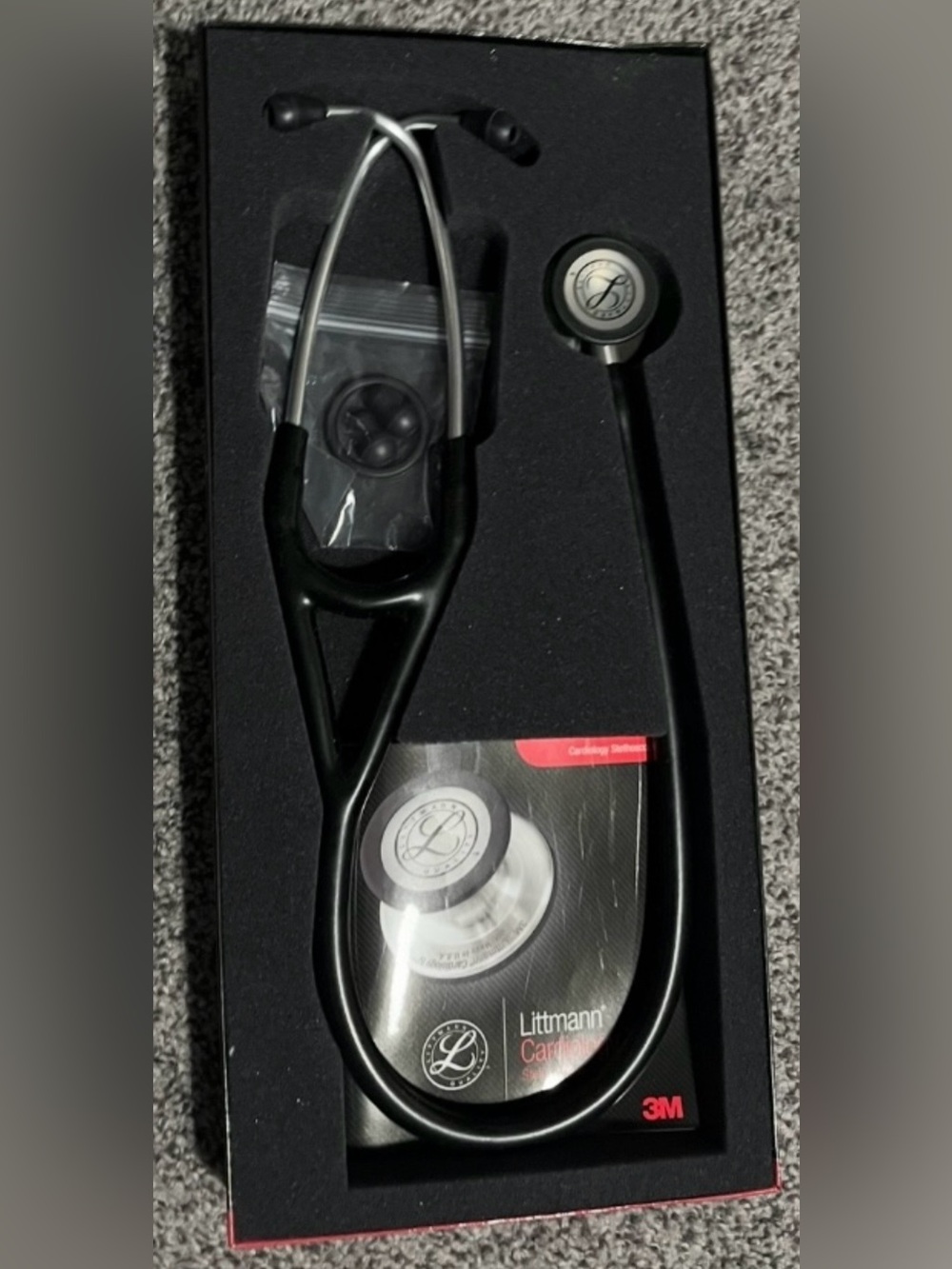 3M Littmann Cardiology IV Stethoscope Black 27” Model 6152 New Open Box